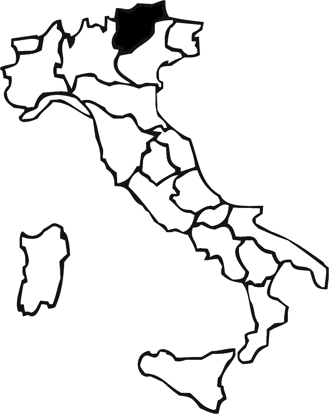 10 coordinate Trentino - Alto Adige