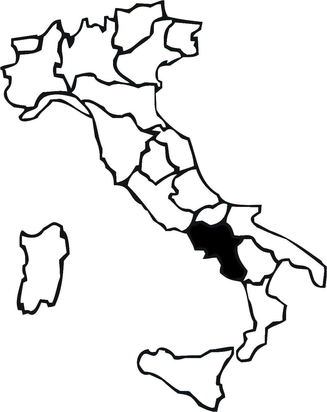 10 coordinate Campania