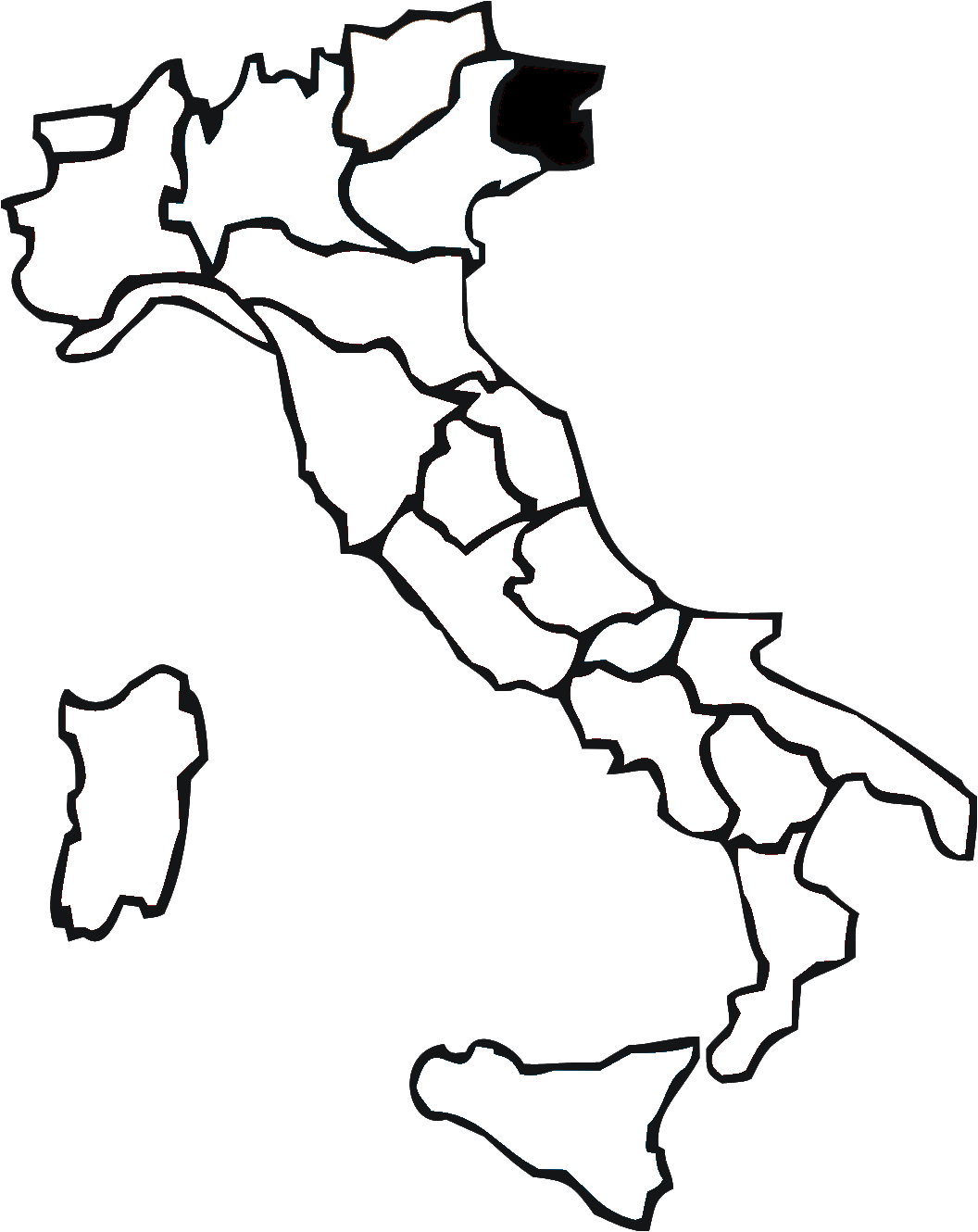 10 coordinate Friuli Venezia Giulia