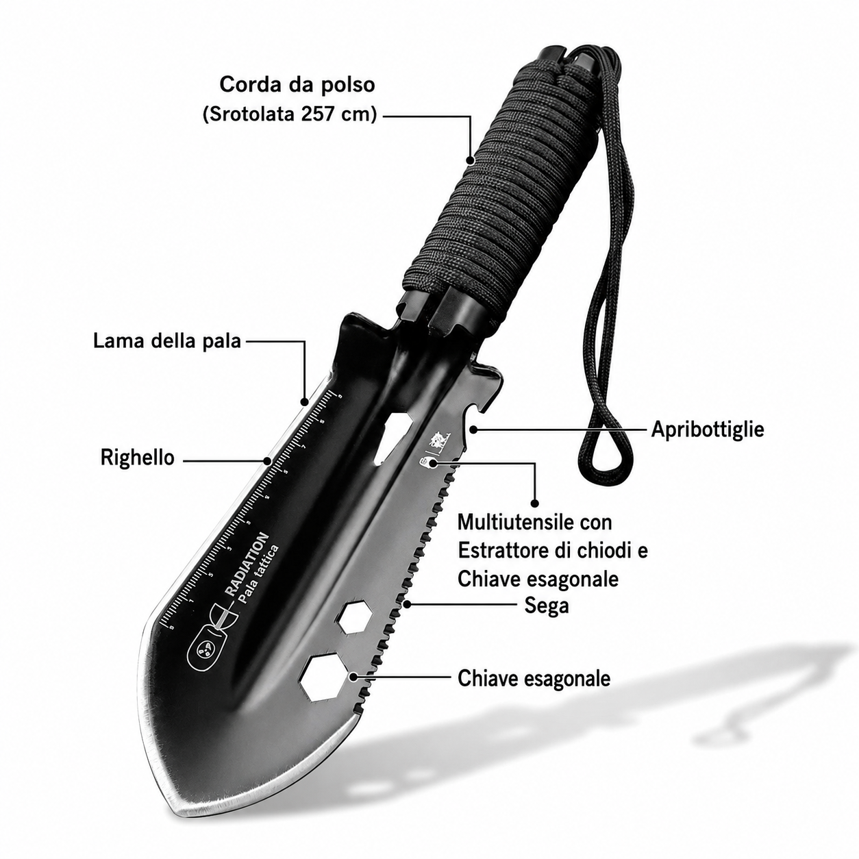 Paletta tattica multi-tool