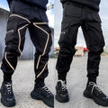Pantaloni cargo riflettenti